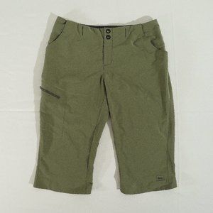 REI Women's 8 (Actual 32x17) Crop Capri Pants Lightweight Outdoor Hiking Stretch